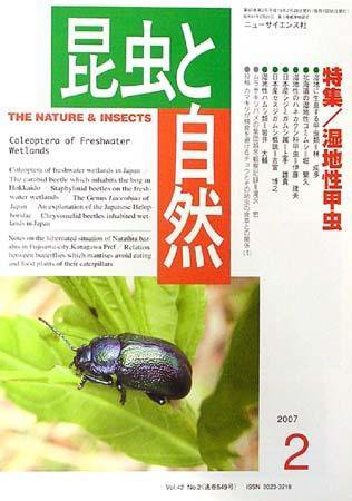 昆虫と自然 2月号 (発売日2007年01月20日) 表紙