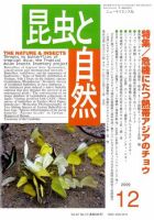 昆虫と自然 12月号 表紙