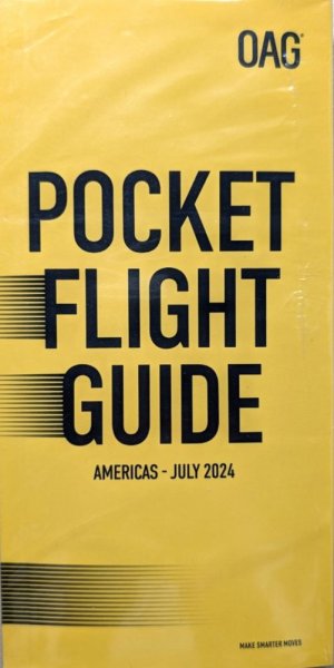 北南米 航空時刻表（英語A5版） 2024年8月号 (発売日2024年08月01日) 表紙