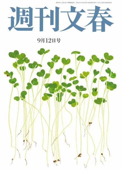 週刊文春 9月12日号 (発売日2024年09月05日) 表紙