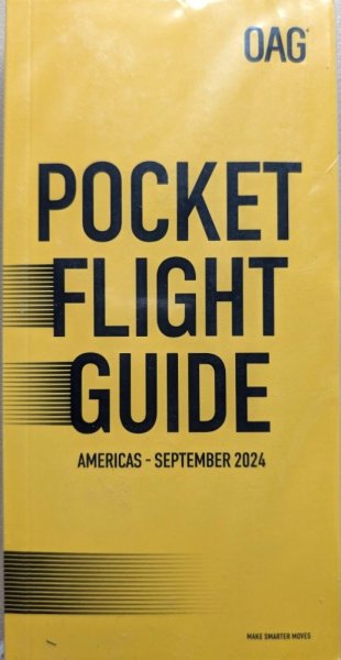 北南米 航空時刻表（英語A5版） 2024年9月号 (発売日2024年09月01日) 表紙