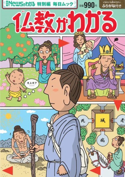 毎日ムック Newsがわかる特別編 仏教がわかる (発売日2024年03月28日) 表紙