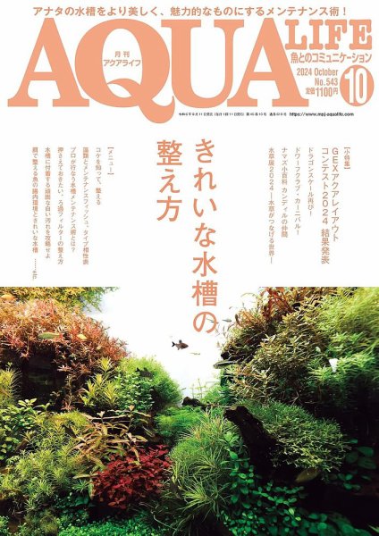 アクアライフ 10月号 (発売日2024年09月11日) 表紙