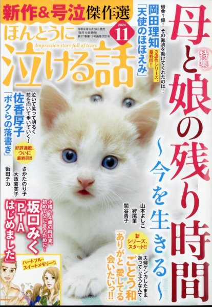 ほんとうに泣ける話 2024年11月号 (発売日2024年09月19日) 表紙
