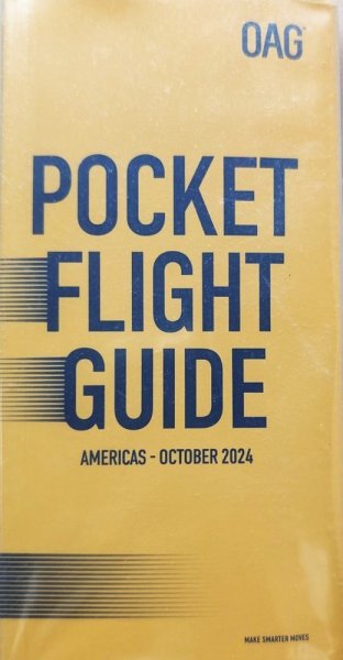 北南米 航空時刻表（英語A5版） 2024年10月号 (発売日2024年10月01日) 表紙