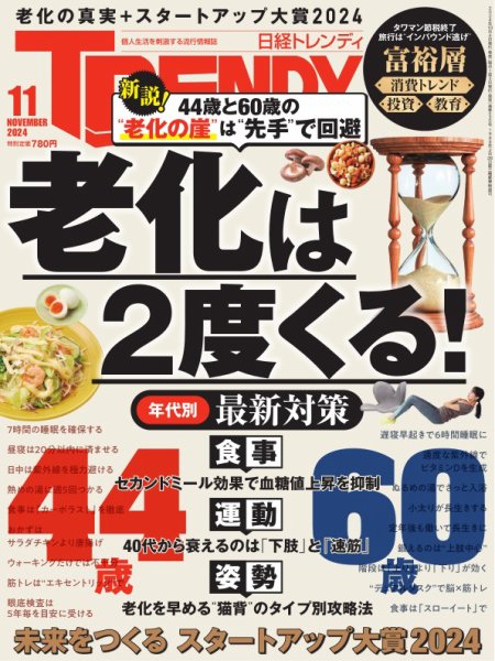 日経トレンディ (TRENDY) 2024年11月号 (発売日2024年10月04日) 表紙