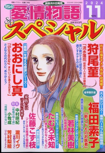 15の愛情物語スペシャル 2024年11月号 (発売日2024年10月04日) 表紙