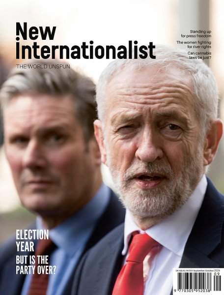 New Internationalist（ニューインターナショナリスト）英語版 No. 551 (発売日2024年10月10日) 表紙