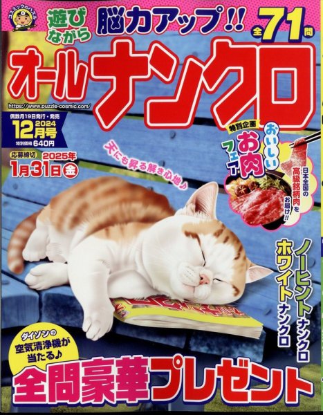 オールナンクロ 2024年12月号 (発売日2024年10月19日) 表紙