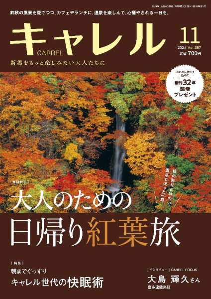 月刊キャレル（CARREL） 2024年11月号 (発売日2024年10月20日) 表紙