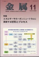 金属 2024年11月号 表紙