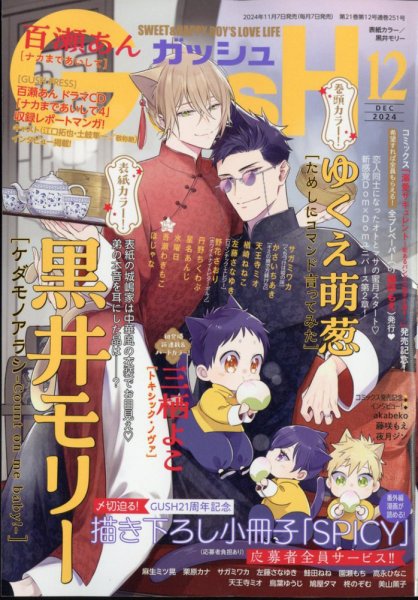 GUSH（ガッシュ） 2024年12月号 (発売日2024年11月07日) 表紙