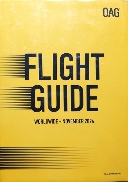全世界　航空時刻表 （英語版） 2024年11月号 (発売日2024年11月01日) 表紙
