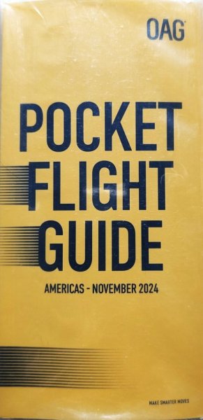 北南米 航空時刻表（英語A5版） 2024年11月号 (発売日2024年11月01日) 表紙