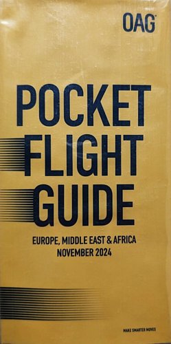 ヨーロッパ/アフリカ/中東 航空時刻表（英語版） 2024年11月号 (発売日2024年11月01日) 表紙