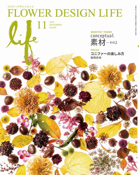 フラワーデザインライフ 2024年11月号 (発売日2024年11月01日) 表紙