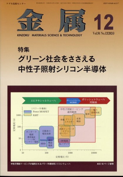 金属 2024年12月号 (発売日2024年11月28日) 表紙
