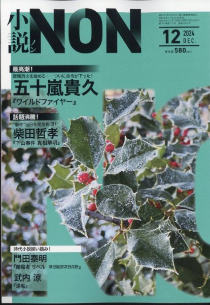 小説NON 2024年12月号 (発売日2024年11月22日) 表紙