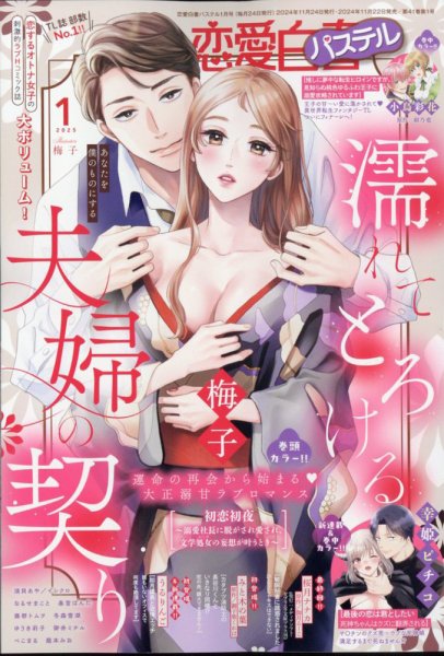恋愛白書パステル 2025年1月号 (発売日2024年11月22日) 表紙