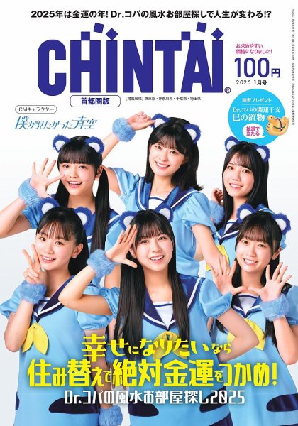 CHINTAI首都圏版 2025年1月号 (発売日2024年11月24日) 表紙