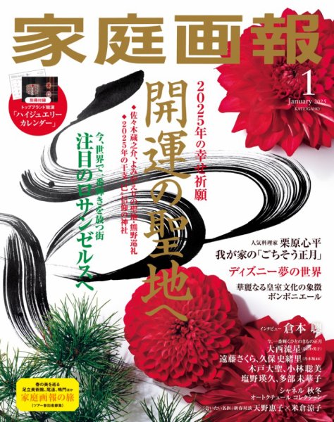 家庭画報 2025年1月号 (発売日2024年11月29日) | 雑誌/定期購読の予約