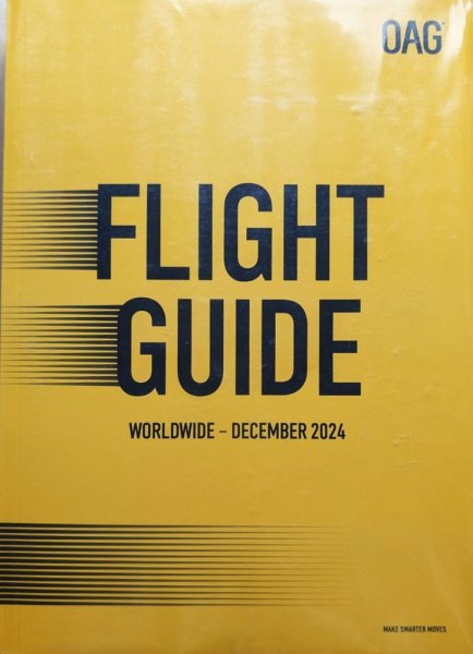 全世界　航空時刻表 （英語版） 2024年12月号 (発売日2024年12月01日) 表紙