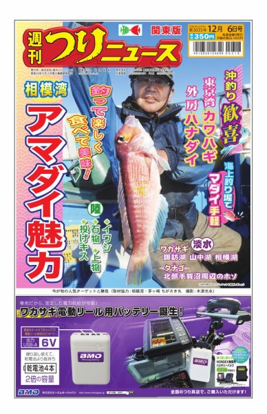 週刊つりニュース　関東版 2024年12月02日発売号 表紙