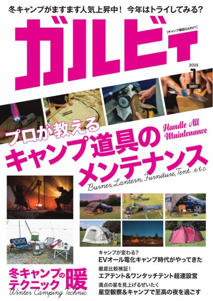 ガルビィ 2025年1月号 (発売日2024年12月10日) 表紙