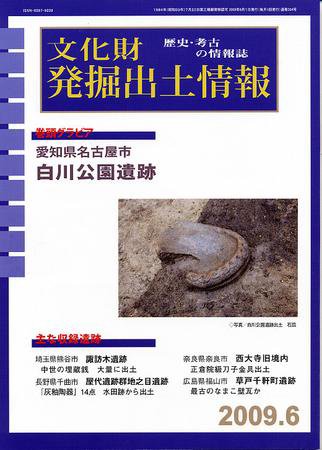 文化財発掘出土情報 6月号 (発売日2009年06月01日) 表紙