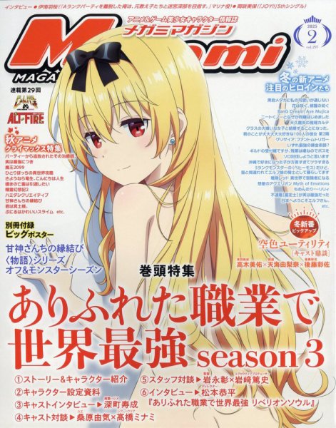 Megami Magazine(メガミマガジン） 2025年2月号 (発売日2024年12月27日) 表紙