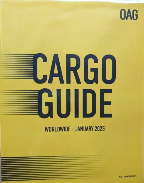 全世界版航空貨物時刻表（出発地起点） 2025年1月号 (発売日2024年12月26日) 表紙