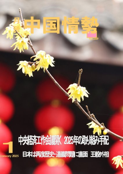 月刊中国情勢 No.289 (発売日2025年01月10日) 表紙