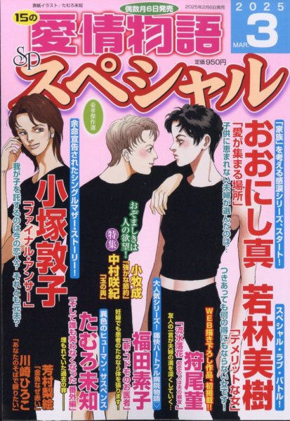 15の愛情物語スペシャル 2025年3月号 (発売日2025年02月06日) 表紙