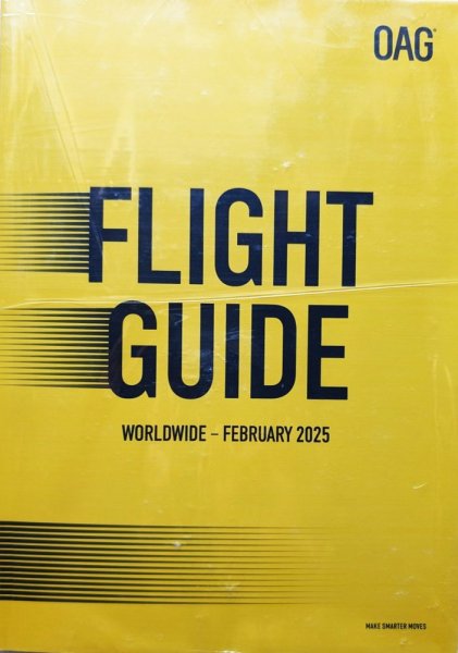 全世界　航空時刻表 （英語版） 2025年2月号 (発売日2025年02月01日) 表紙