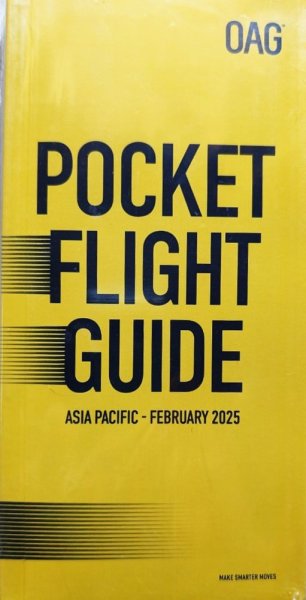 アジア太平洋　航空時刻表（英語版） 2025年2月号 (発売日2025年02月01日) 表紙