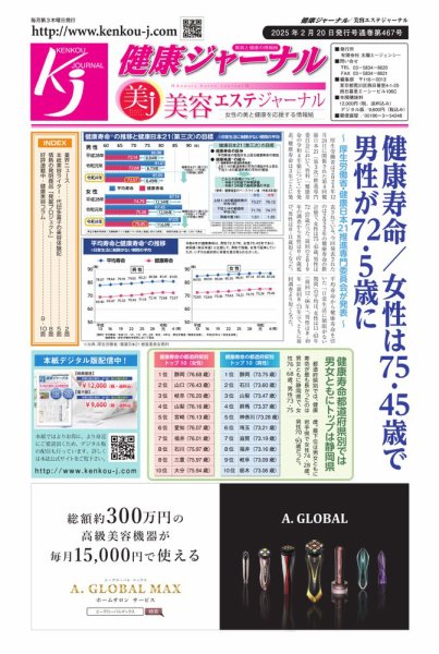 健康ジャーナル 467 (発売日2025年02月20日) 表紙