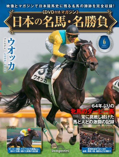 隔週刊 日本の名馬・名勝負 Vol.6 (発売日2024年11月19日) 表紙
