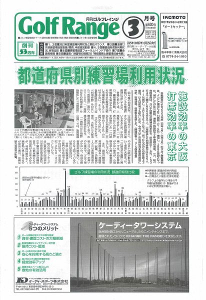 月刊ゴルフレインジ（Golf Range） 第630号 (発売日2025年02月25日) 表紙
