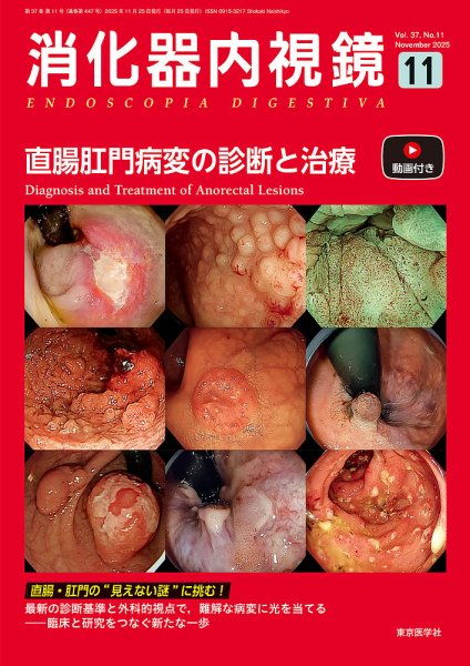 消化器内視鏡 25年11月号 (発売日2025年11月25日) 表紙
