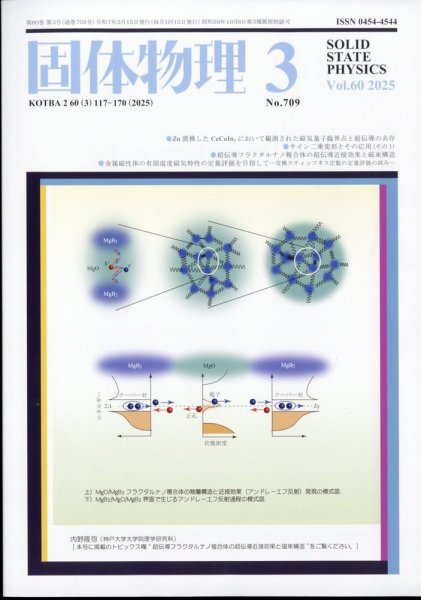 固体物理 2025年3月号 (発売日2025年03月19日) 表紙