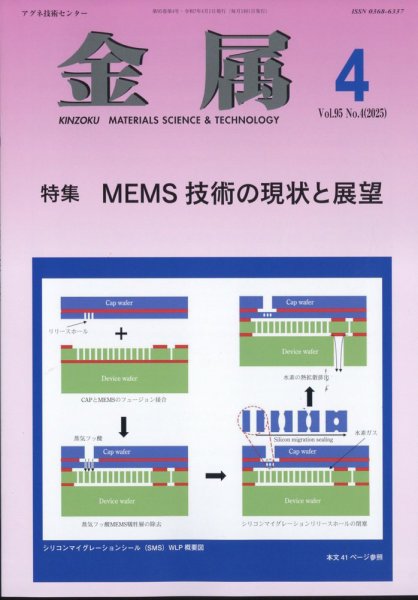 金属 2025年4月号 (発売日2025年03月28日) 表紙