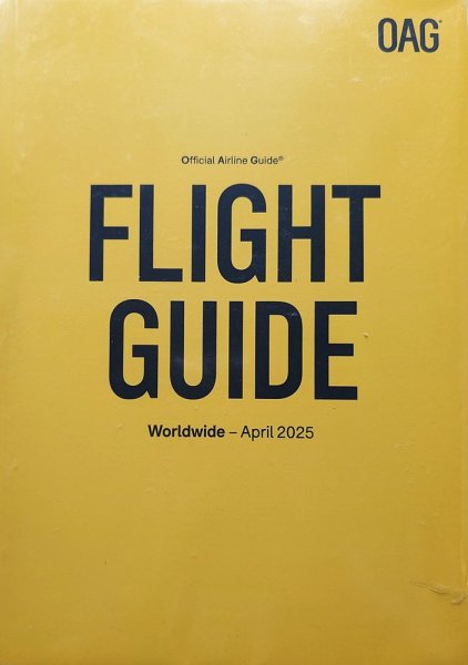 全世界　航空時刻表 （英語版） 2025年4月号 (発売日2025年04月01日) 表紙