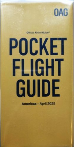 北南米 航空時刻表（英語A5版） 2025年4月号 (発売日2025年04月01日) 表紙