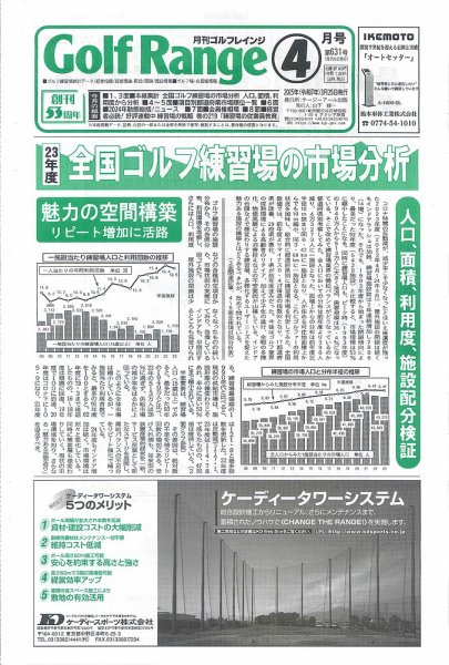 月刊ゴルフレインジ（Golf Range） 第631号 (発売日2025年03月25日) 表紙