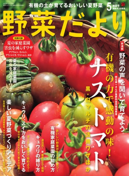野菜だより 2025年5月号 (発売日2025年04月03日) 表紙