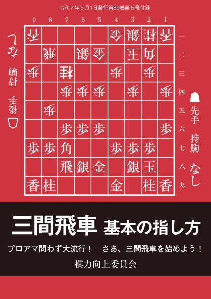 将棋世界 付録 2025年04月04日発売号 表紙
