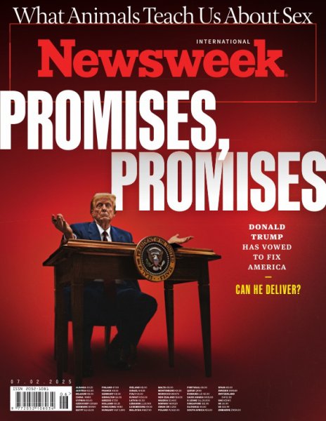 Newsweek International February 7, 2025 (発売日2025年02月01日) 表紙