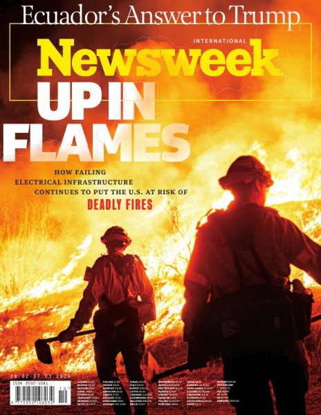 Newsweek International February 28-March 7, 2025 (発売日2025年02月22日) 表紙
