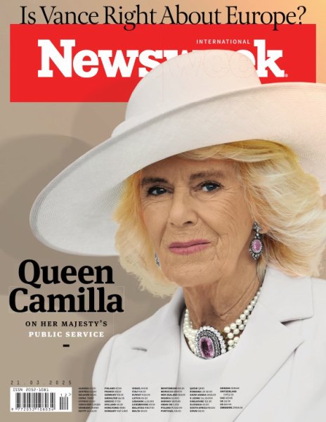 Newsweek International March 21, 2025 (発売日2025年03月15日) 表紙