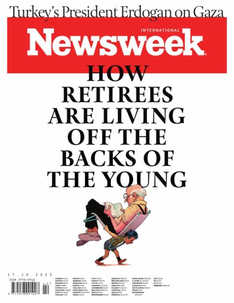 Newsweek International October 17, 2025 (発売日2025年10月11日) 表紙